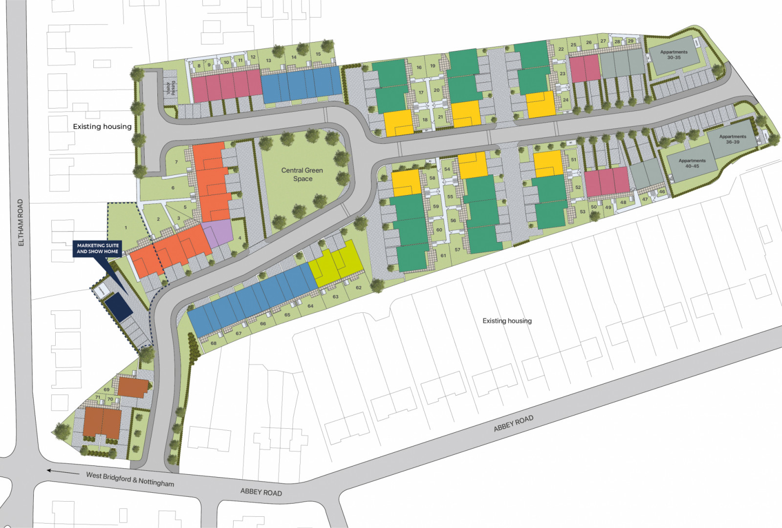 Abbey Central Site Plan v5 Final Rotated